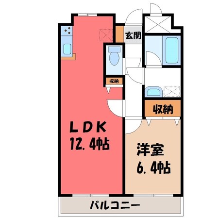 ピーノ ドゥーエの物件間取画像